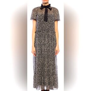 Red Valentino Leo Rock Printed Dress